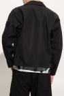 Stone Island BLACK Jacket with standing collar