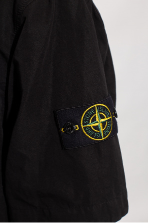 Stone Island AsYou Ribstrikket t-shirt med sømdetaljer i kakifarve i slim fit