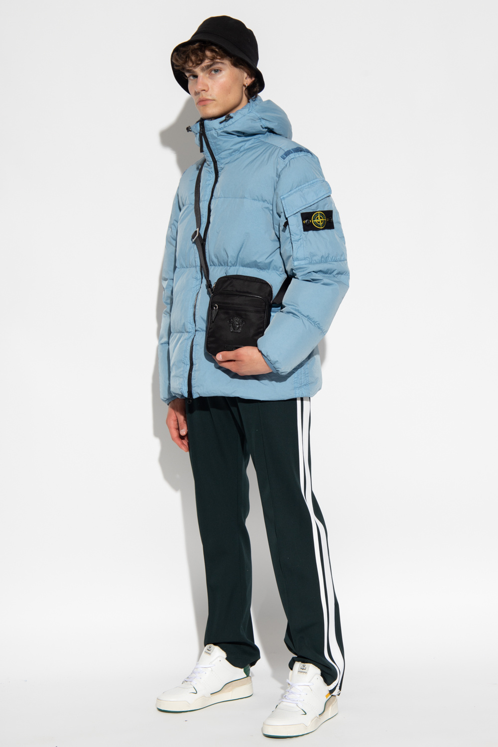 Stone Island Hooded down jacket