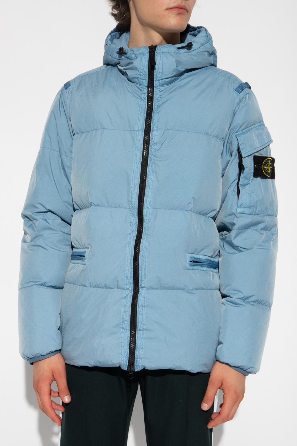 Stone Island Hooded down jacket