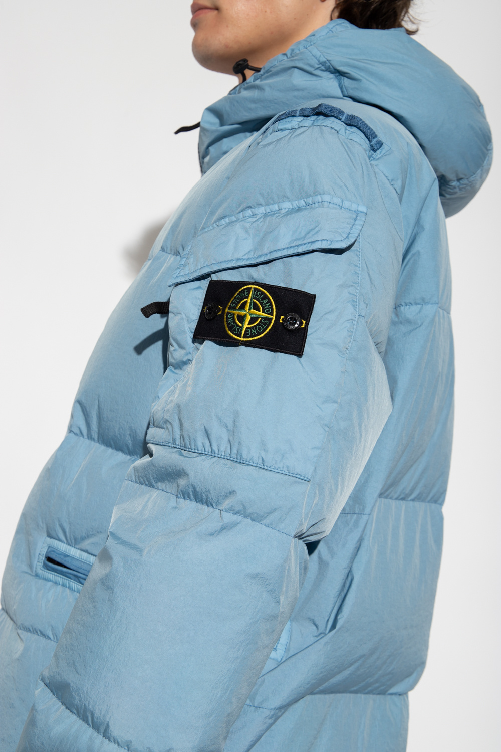 Stone Island Hooded down jacket