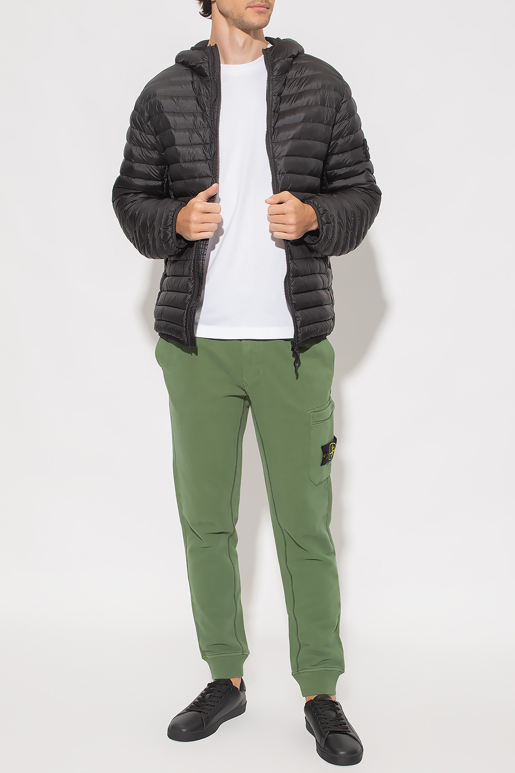 Stone Island Hooded down jacket