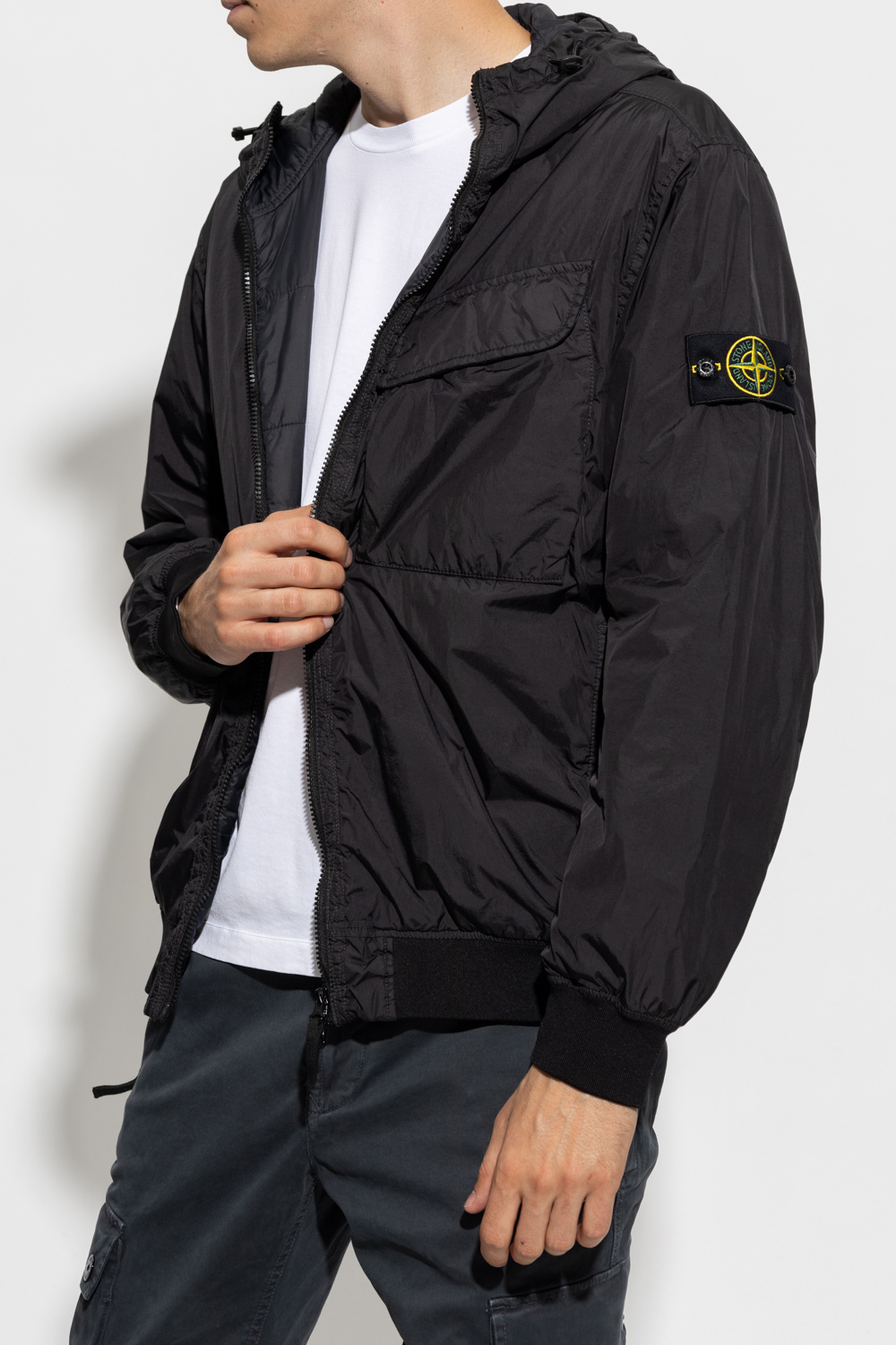 Stone Island Insulated hooded jacket