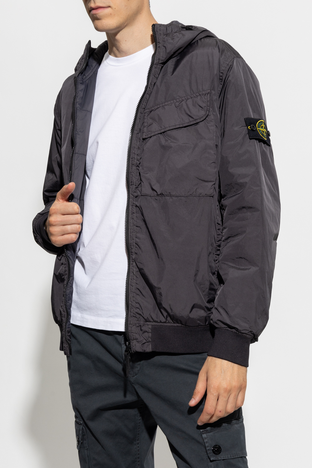 Stone Island Insulated hooded jacket