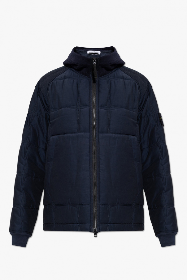 Stone Island Moorer zip-up puffer jacket