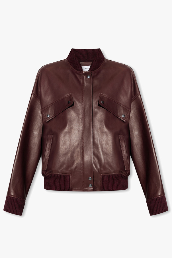 Canada Goose panelled zip-up sweatshirt ‘Money’ leather jacket