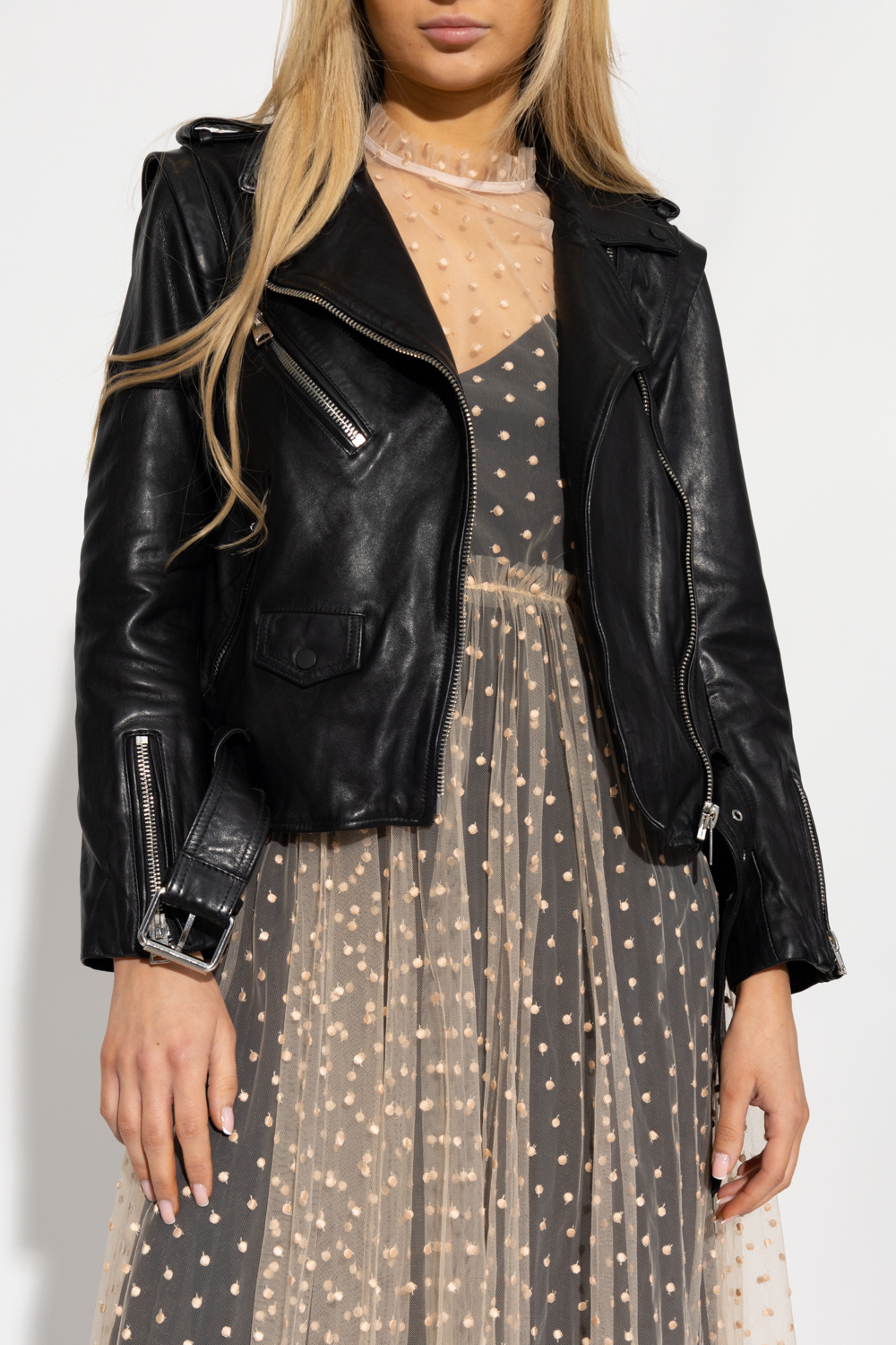 AllSaints ‘Morgan’ biker mulher jacket