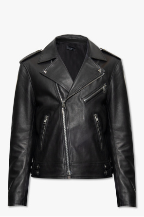 ‘hadro’ leather biker jacket od Iro