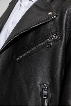 Iro ‘Hadro’ leather biker jacket