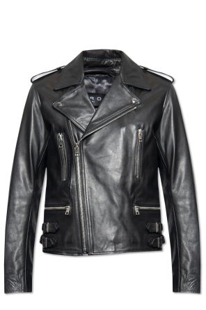 ‘erik’ leather Short-sleeved od Iro
