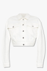 Michael Michael Kors WHITE Cropped denim jacket