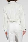 Michael Michael Kors WHITE Cropped denim jacket