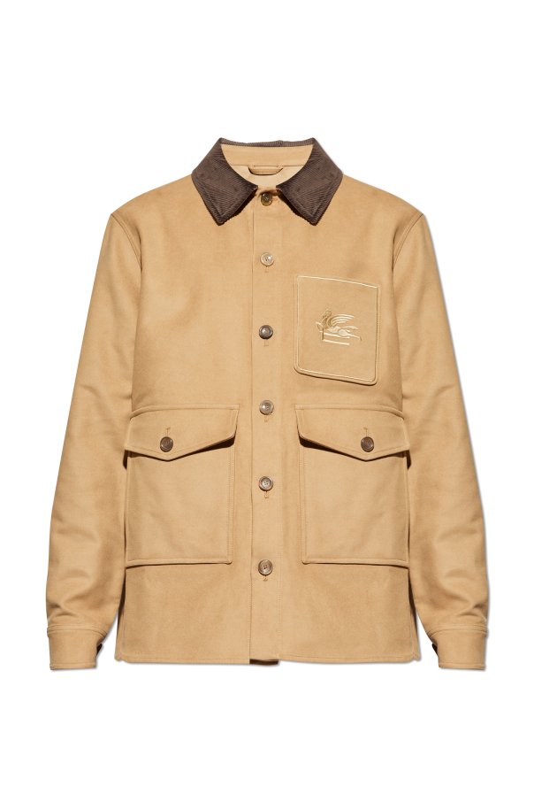 Jacket with logo od Etro