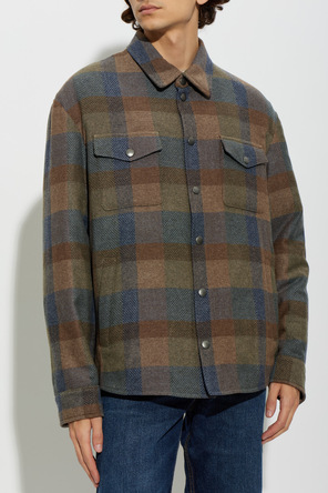 Etro Chaqueta acolchada con estampado de cuadros