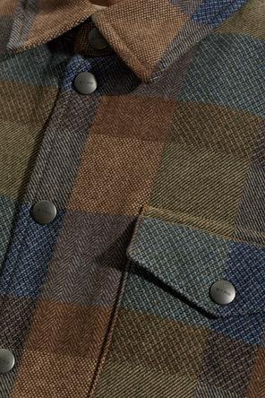 Etro Chaqueta acolchada con estampado de cuadros
