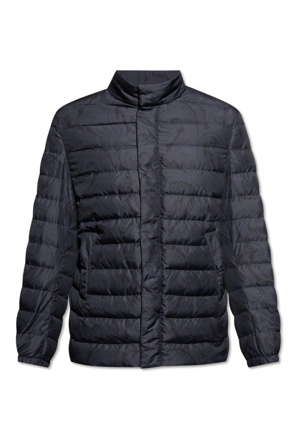 Down jacket with stand-up collar od Etro