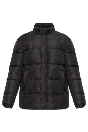 Puffer jacket with logo