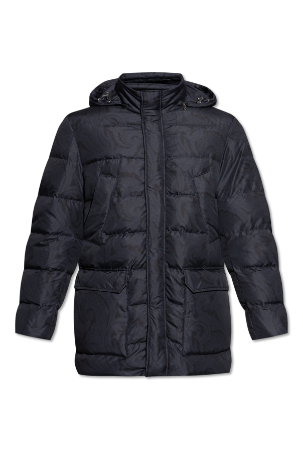 Down jacket with detachable hood od Etro