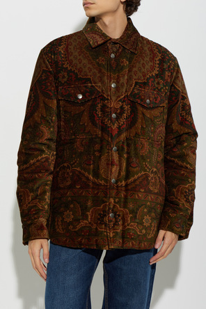 Etro Chaqueta de pana acolchada