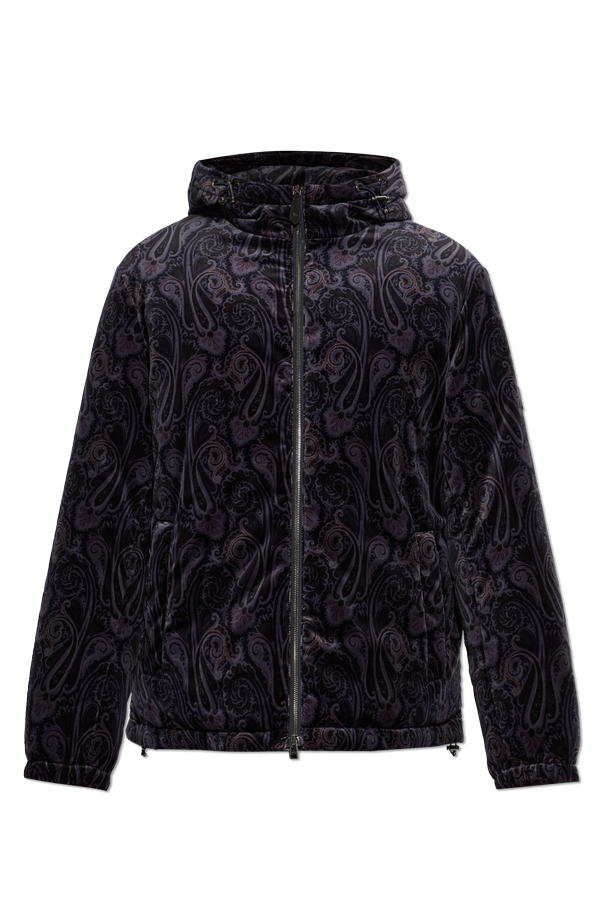 Oversized velour jacket od Etro