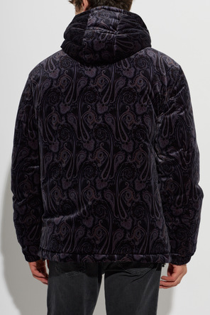 Etro Welurowa kurtka typu ‘oversize’