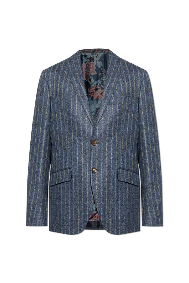 Pinstripe patterned blazer od Etro