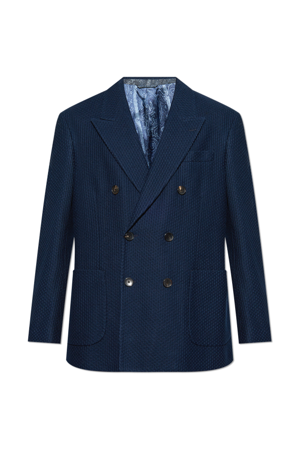 Cotton blazer with closed lapels od Etro