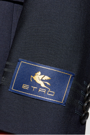 Etro Wool blazer with single vent