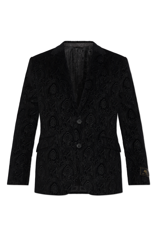 Blazer with a single vent od Etro