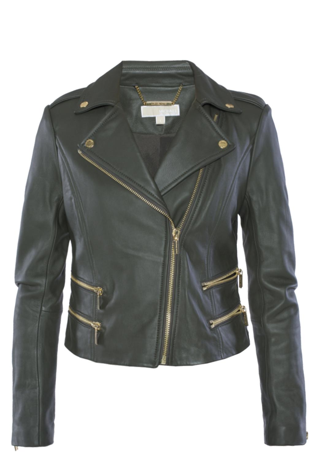 Leather jacket Michael Kors  Black nappa leather moto jacket   MU92J0K2A3001