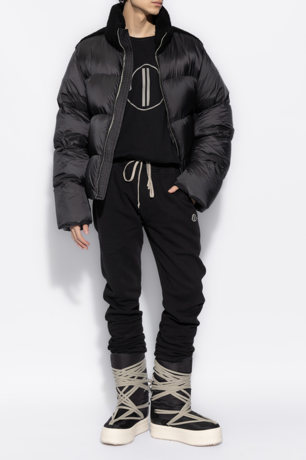 Rick Owens Padded Parka jacket Solid Mens