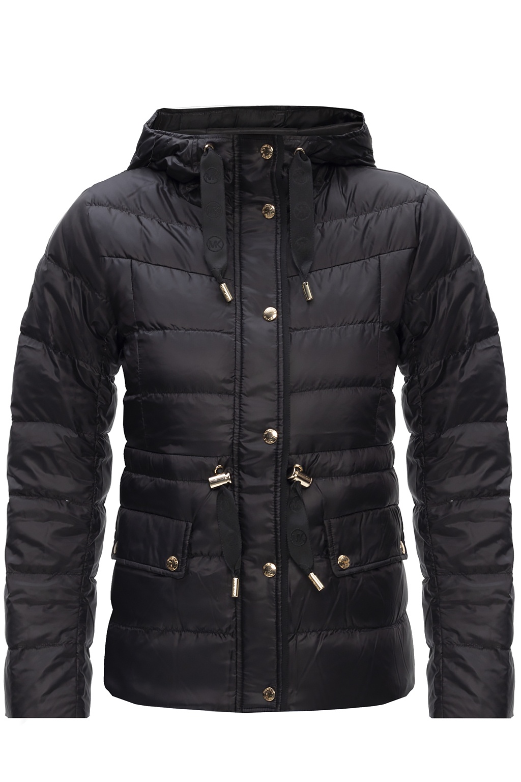 Black Quilted hooded down jacket Michael Michael Kors - Vitkac France