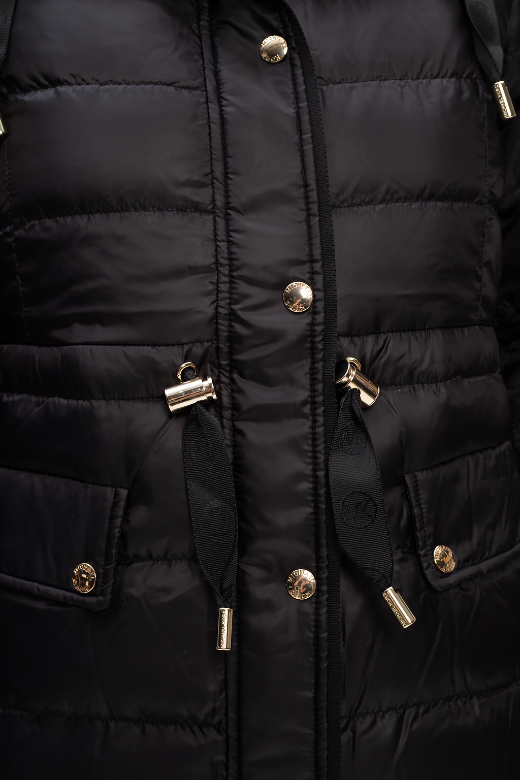 Black Quilted hooded down jacket Michael Michael Kors - Vitkac GB
