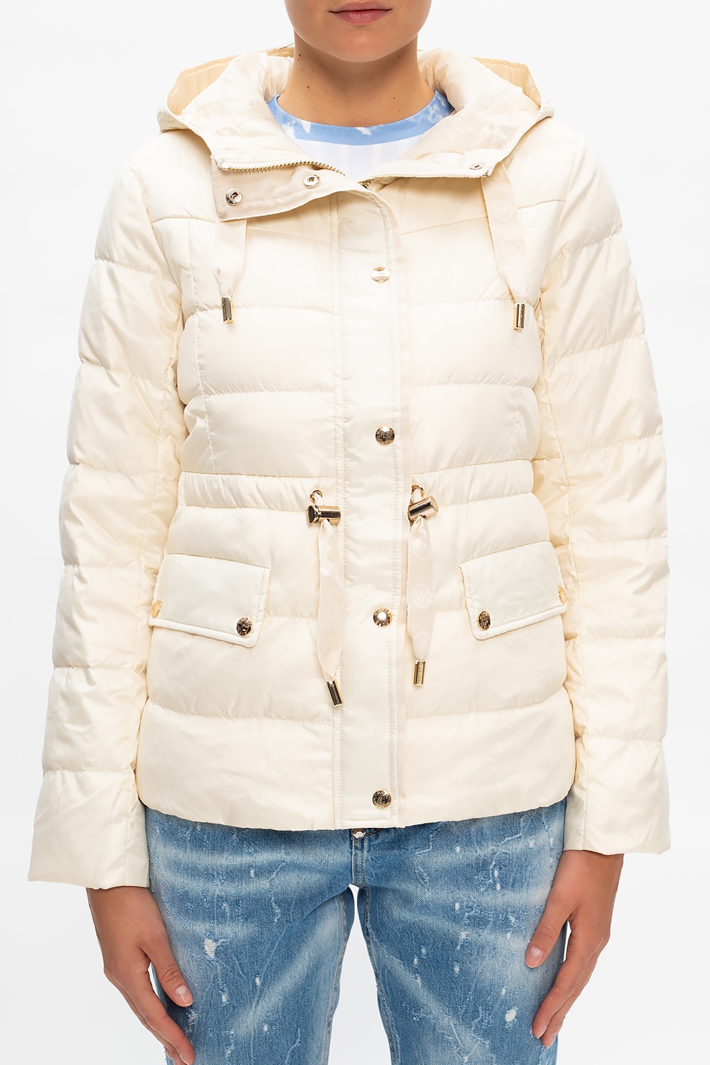 Michael Michael Kors Quilted hooded down jacket | Women's Clothing | Vitkac