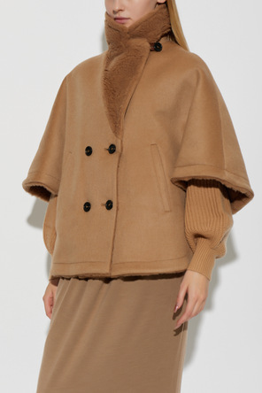 Max Mara Double-sided '‘Memo’' poncho
