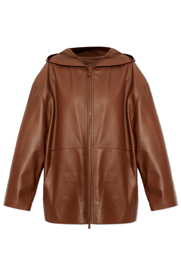 Leather jacket ‘Acinoso’ od Max Mara