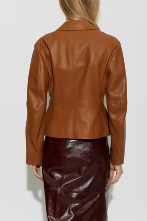 Max Mara ‘Avenue’ leather blazer