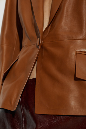 Max Mara ‘Avenue’ leather blazer