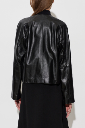 Max Mara "Bouquet" leather jacket