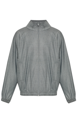 Jacket with striped pattern