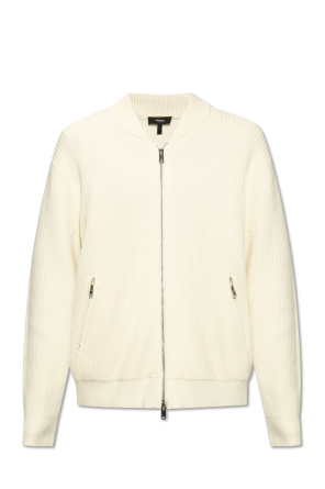 jacquard cotton-cashmere polo shirt