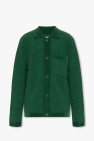 Norse Projects GREEN ‘Erik’ ribbed cardigan