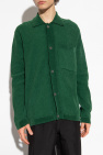 Norse Projects GREEN ‘Erik’ ribbed cardigan