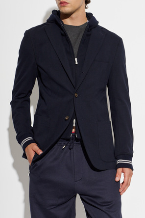 Eleventy Jacke aus Materialmix