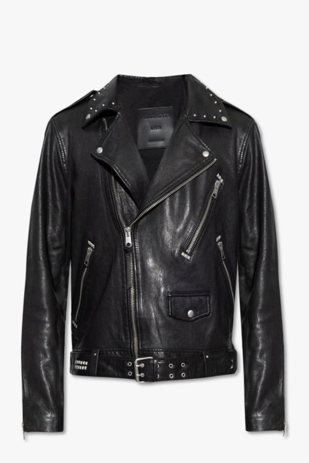 AllSaints ‘Nade’ leather met jacket