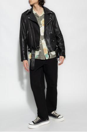 ‘nade’ leather jacket od AllSaints