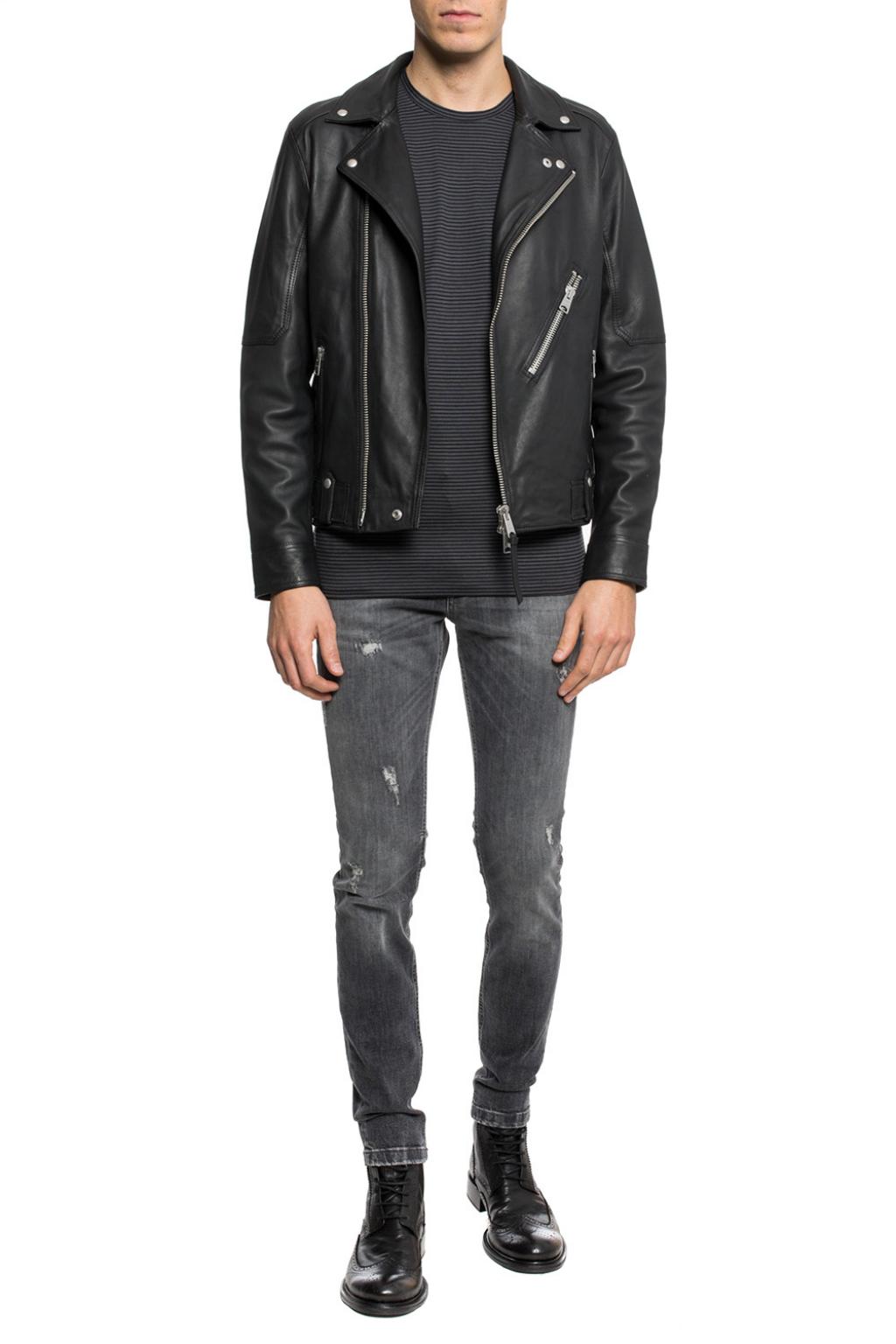 allsaints naoki leather jacket