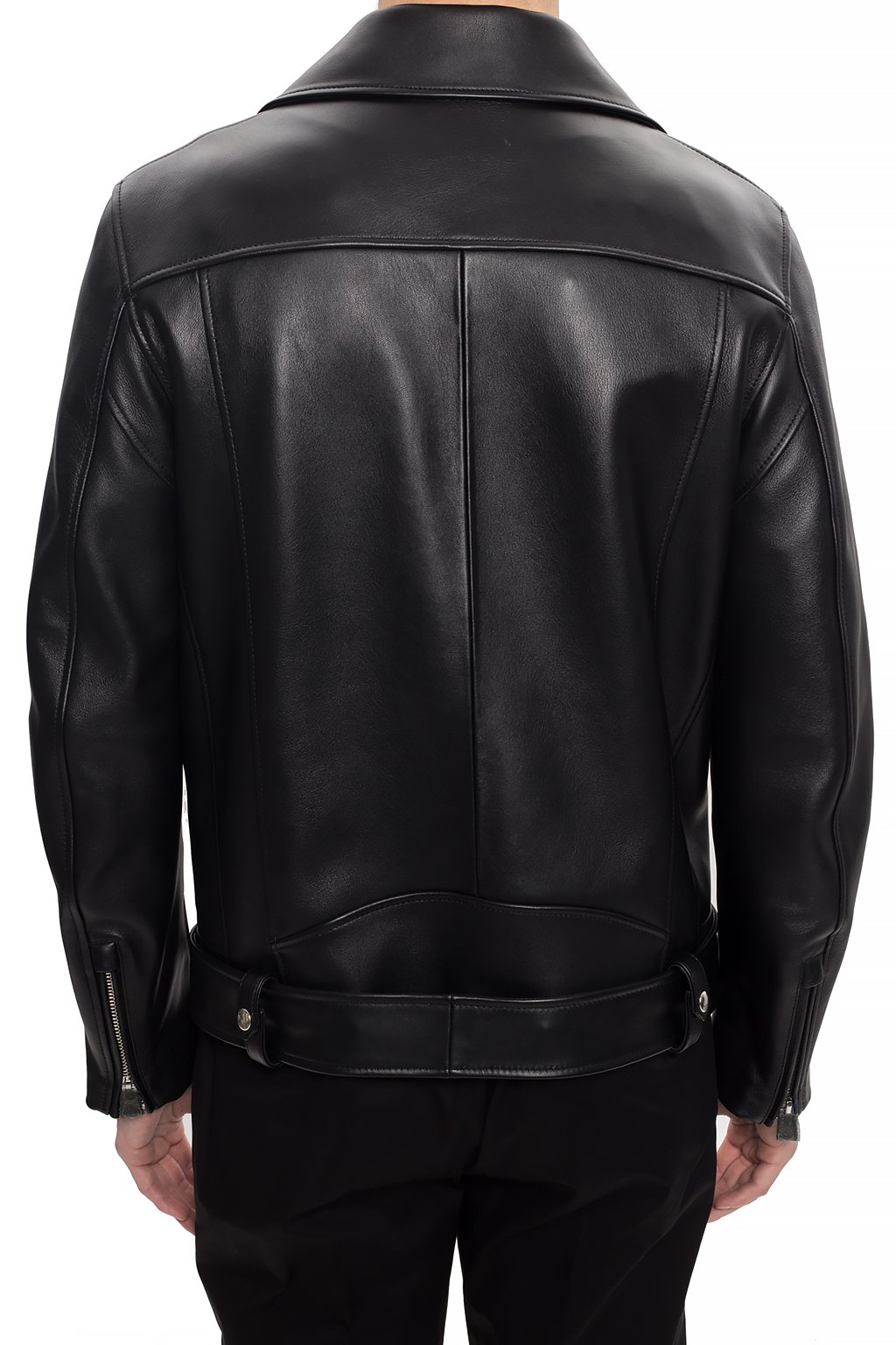 Acne Studios ‘Biker’ leather stone-washed jacket