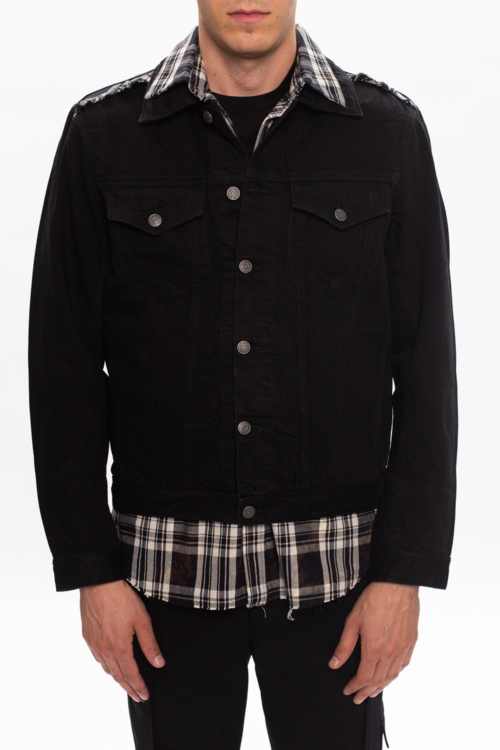 Diesel Denim jacket with detachable vest | Men's Clothing | Vitkac