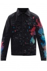 Diesel BLACK Patterned denim jacket